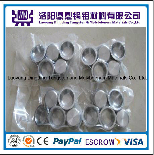 99.95% Tungsten Crucible/Molybdenum Crucibles for Crystal Growth and Rare Earth Melting with Factory Price