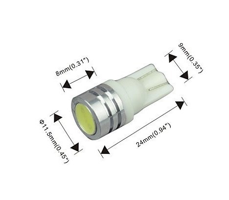 High Power 12V T10 1.5W LED Car Bulb