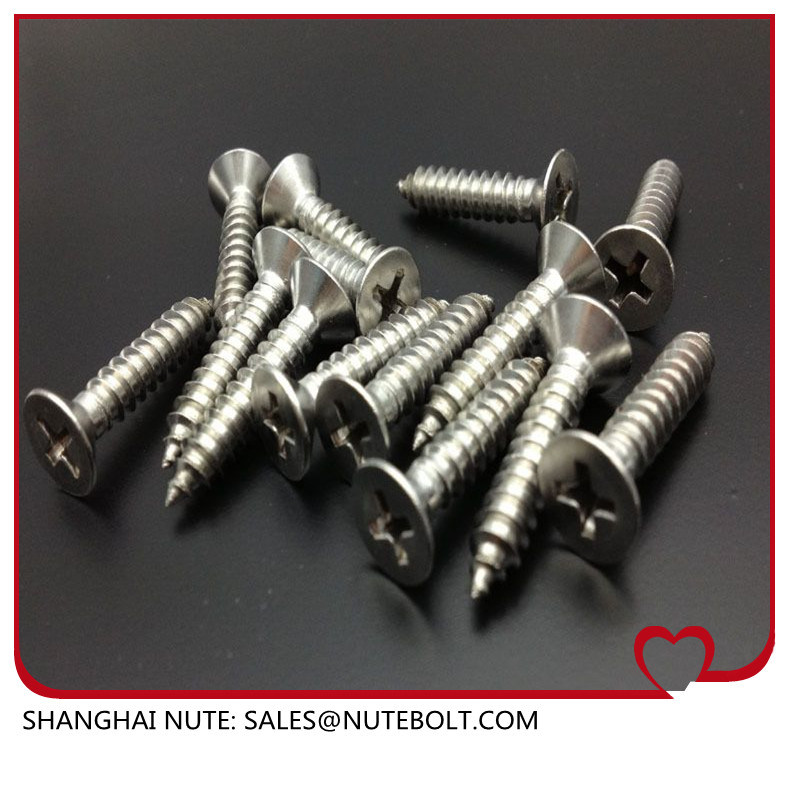 Self Tapping Screw Stainless Steel 304 316 DIN7981 DIN7982, Machine Screws, Self Drilling Screws