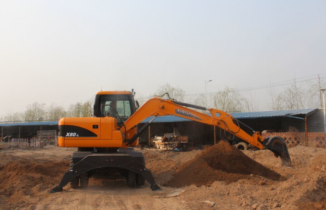 Excavator X80-L, Middle Wheel Excavator