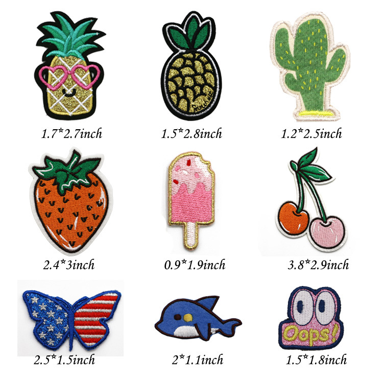 Garment Accessories Owl Designs Embroidery Patches