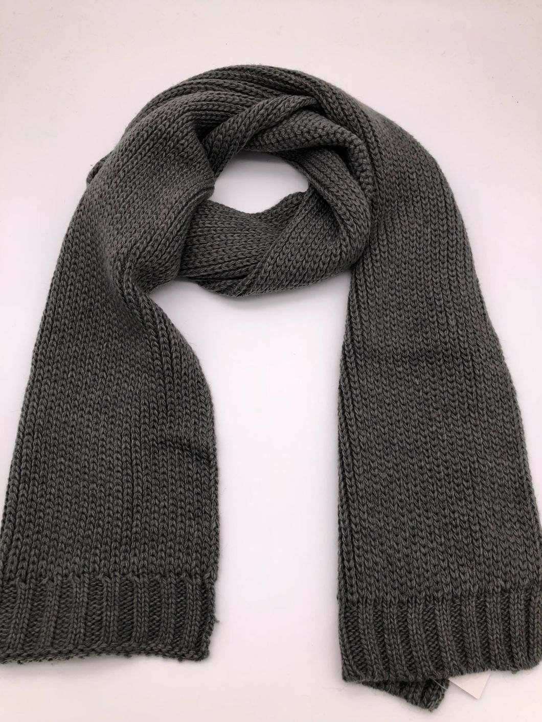 Men's Acrylic Knitting Fashion Solid Scarf