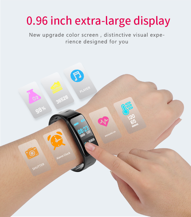 Less Than $6.7/PCS Customized Bluetooth Smart Watches Sport Fitness Smart Wrist Watch Bracelet Heart Rate Monitor Blood Pressure for Fashion Gift