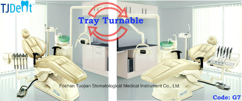 Instrument Tray Turnable Ce FDA Approved Dental Chair (G7)