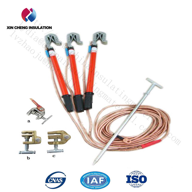Portable Telescopic Grounding Rod with Earth Clamp and Earth Wire