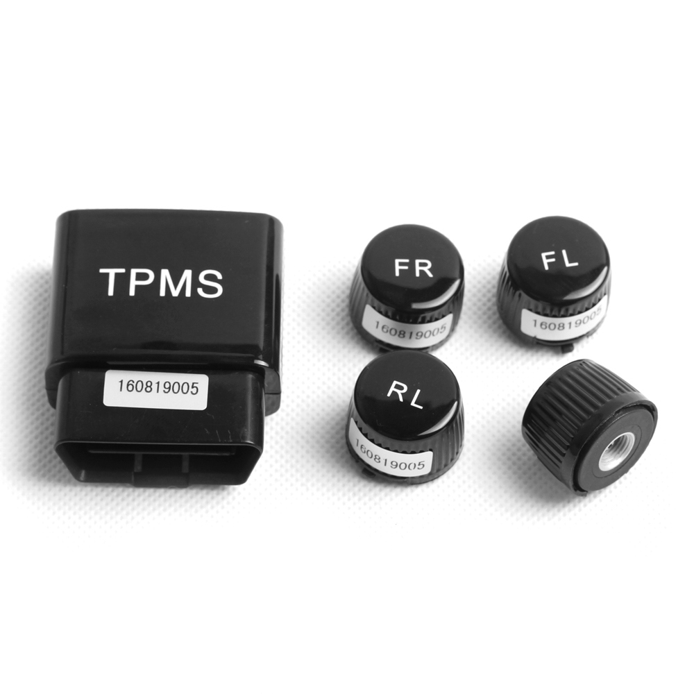 TPMS Tire Pressure Monitor System Bluetooth APP External Sensors Easy Installation