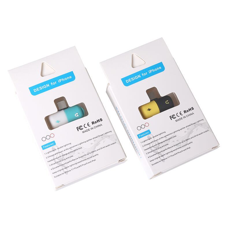 News Capsules Connector for iPhone Mini Pill Shape Charging Audio Adapter Earphone Convertor Charger Splitter Headphone Adapter