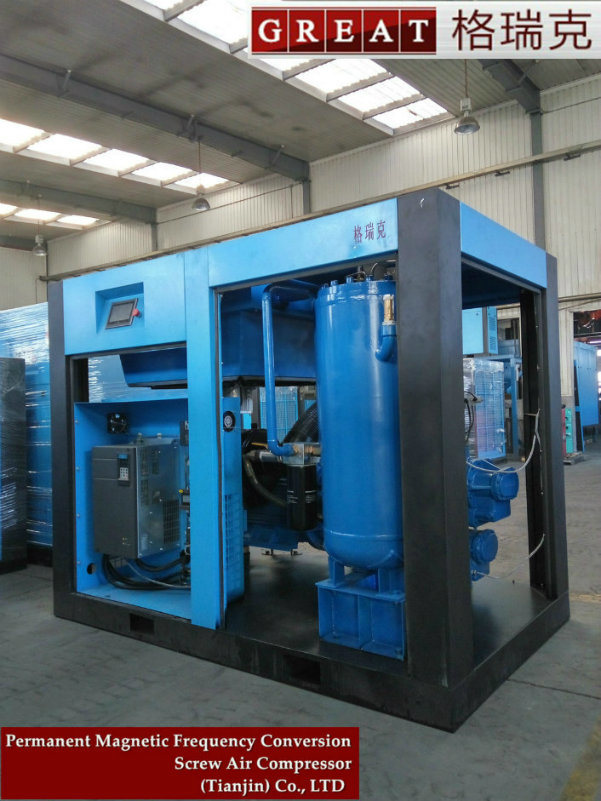 Two Stage Compression Industry High Pressure Screw Air CompressorÂ 