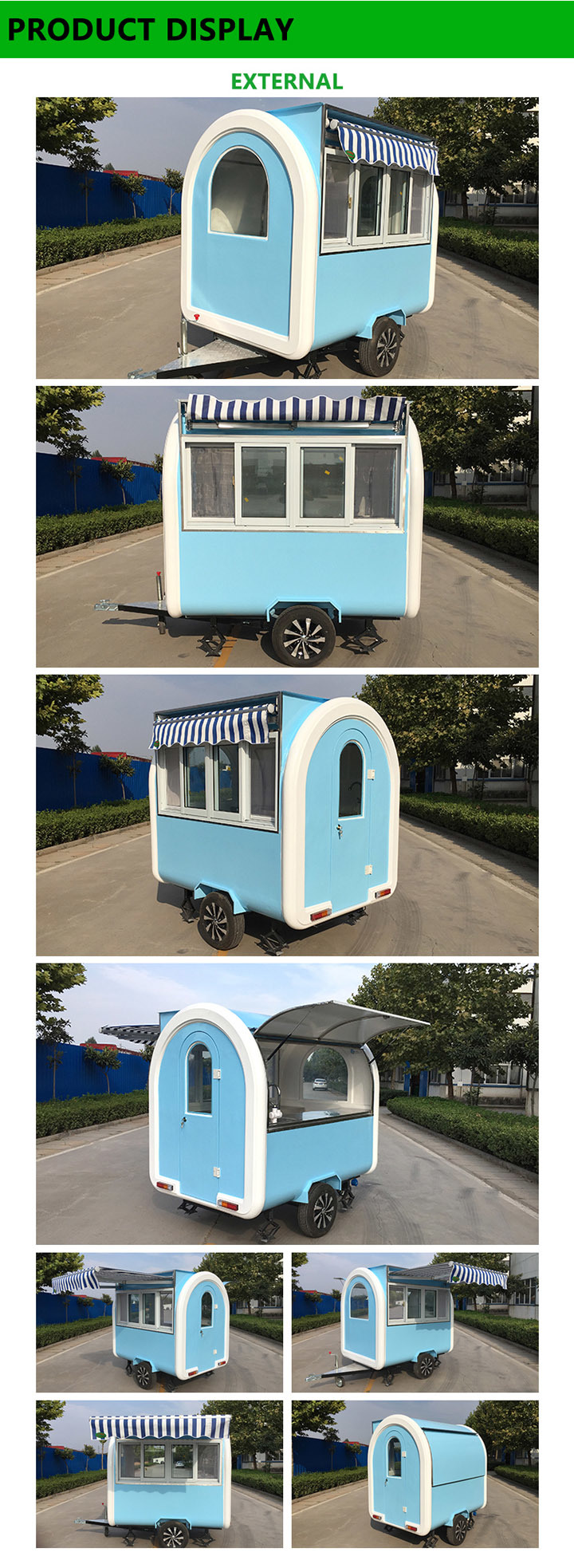 Small Mobile Food Cart for Sale