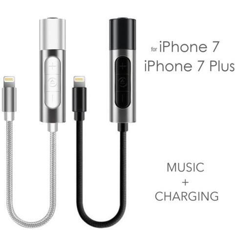 Lightning to 3.5mm Headphone Jack Cable Earphone Audio Charger Adapter for iPhone 7