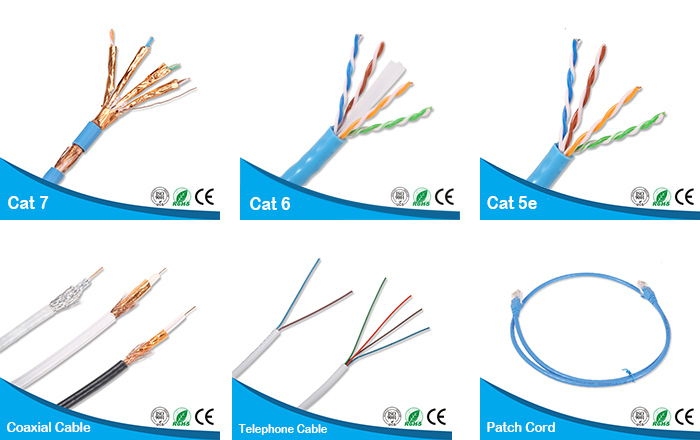 305m/Box UPT Cat5e Data LAN 4pairs Network Cable