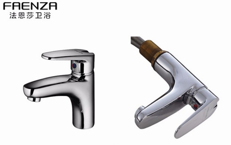 New Single Handle Electroplated Pull out Basin Faucet