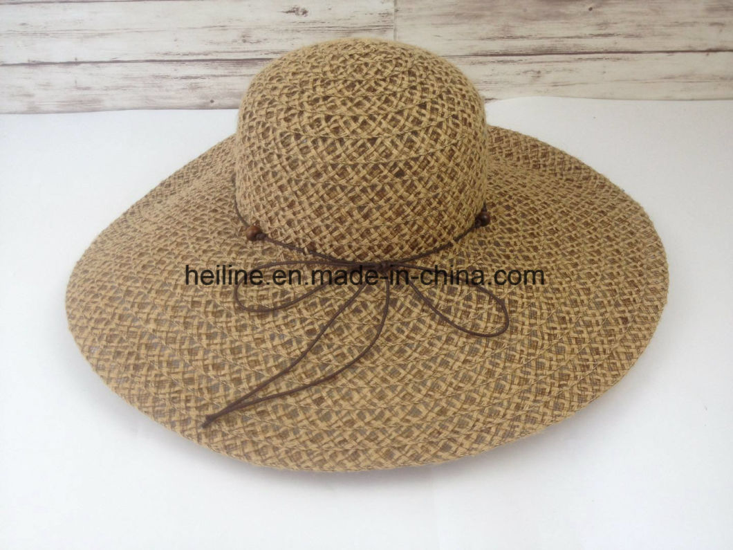 Paper Straw Women Sun Protection Summer Beach Sun Hat