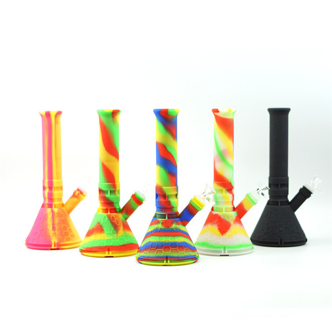 Elephant Shape New Beaker Design Unbreakable Silicone Smoking Water Pipe