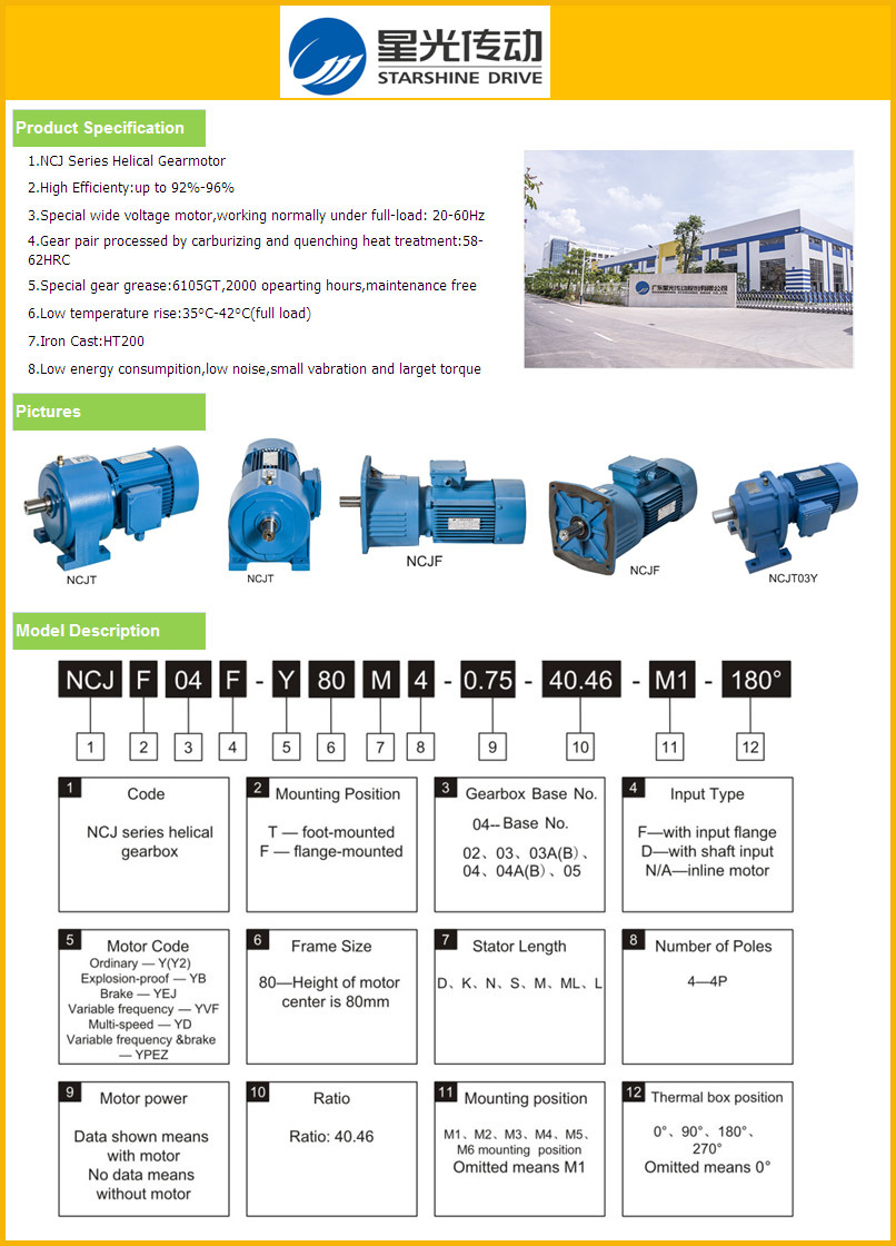 G3 Flange-Mounted Gear Reduction Box