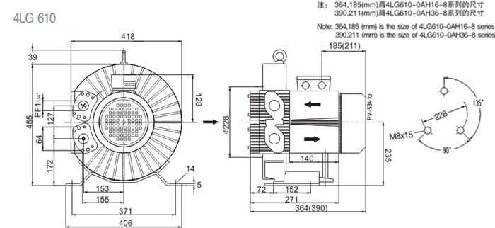 High Quality Ironing Machinery Compressor Blower with Large Airflow