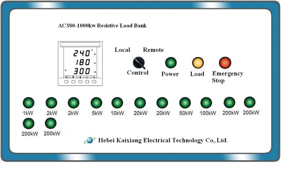 Three Phase 800kw Resistive Load Bank