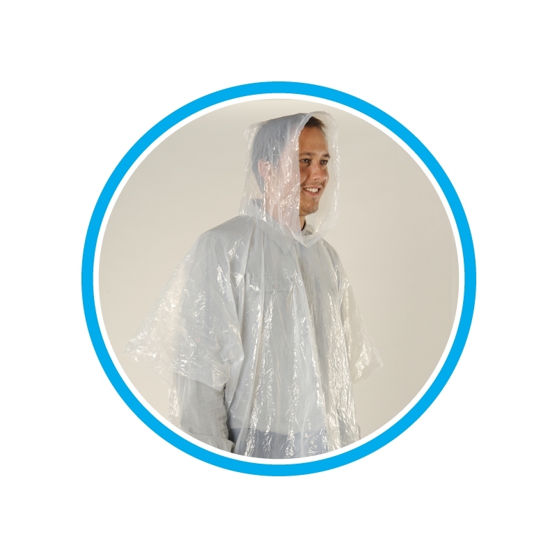 Cheap PE Disposable Rain Poncho Balls