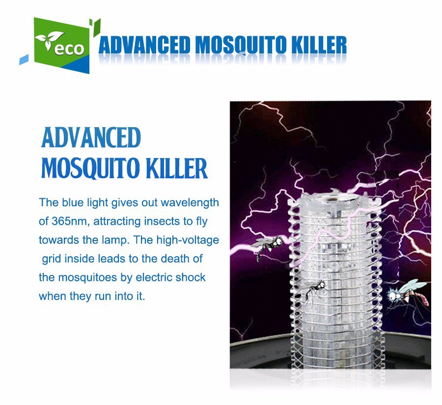 Garden Solar Power Mosquito Killer Lamp
