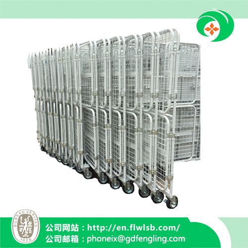 Foldable Steel Roll Cage for Warehouse Storage with Ce Approval