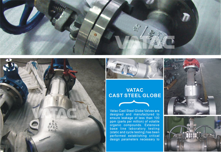 Cast Carbon or Stainless Steel Flow or Pressure Globe Control Valve