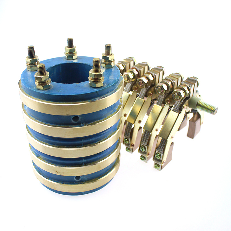 Sr60X120X138-5rings Traditional Carbon Brushes Through Bore Slip Ring with Large Holder