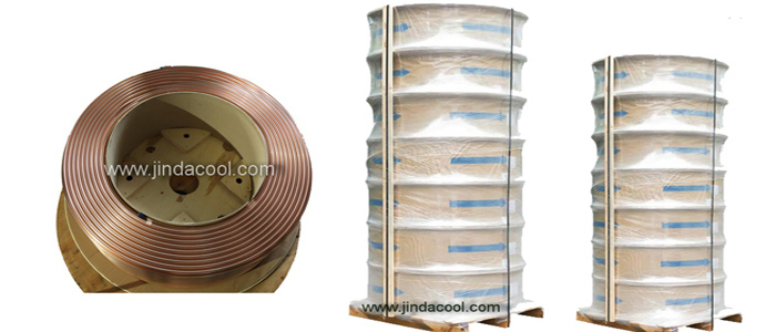 Air Conditioning Level Wound Coil Copper Tube ASTM B280, ASTM B68, JIS H3300