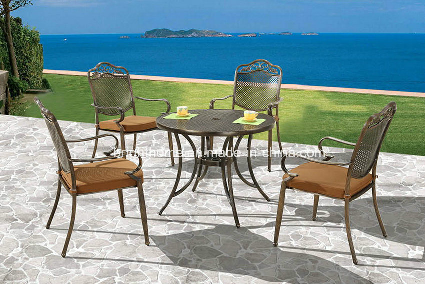 New Design Stackable Used Restaurant Cast Aluminum Furniture