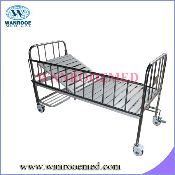 Stainless Steel Manual Clinic Bed