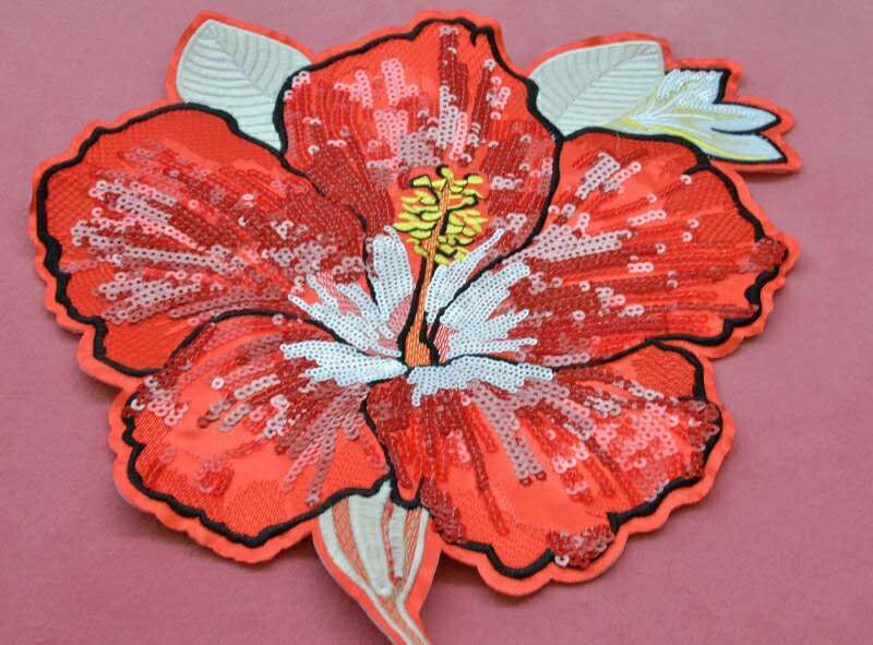 Garment Accessories Sequins Patches Flower Embroidery Patch Ym-2