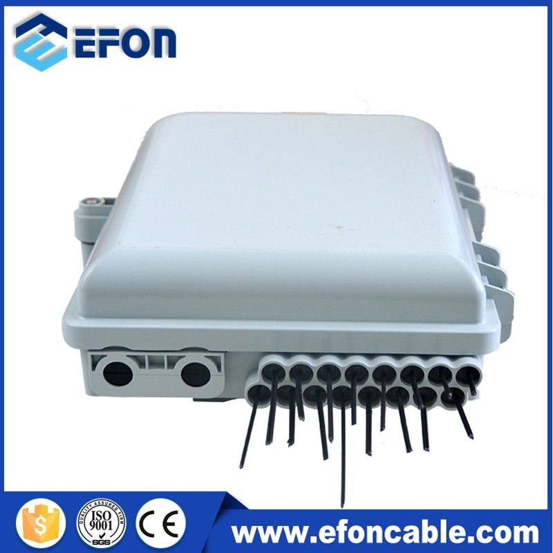 Outdoor 1*16 Fiber Optic PLC Splitter Box for Wall Mount Pole Mount Install