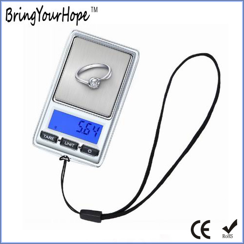 200g Mini Jewelry Balance Scale with Weighing 0.01g Accurately (XH-WS-006)