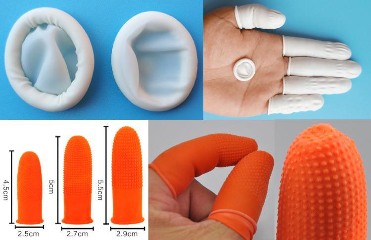 Antislip Finger Coat/Latex Finger Cots /Dotted Finger Gloves Made in China