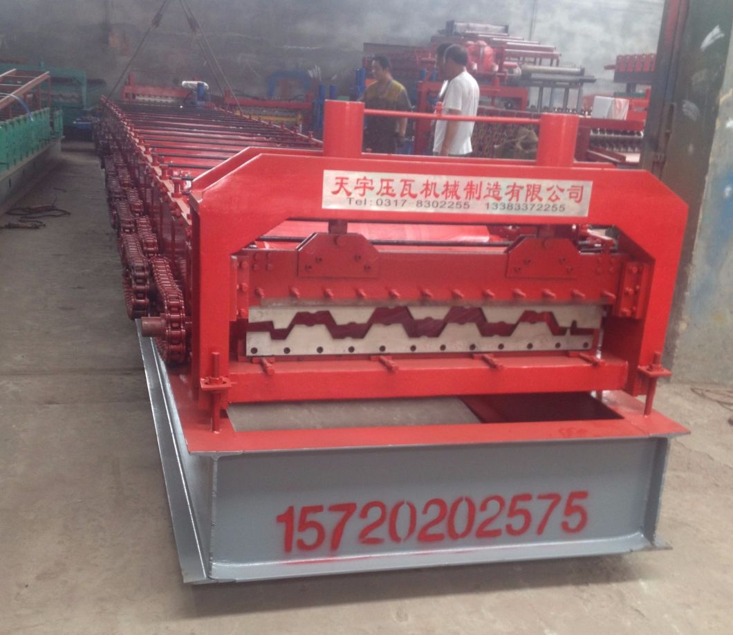 New Products Hydraulic Steel Profile Decking Floor Roll Forming Machine