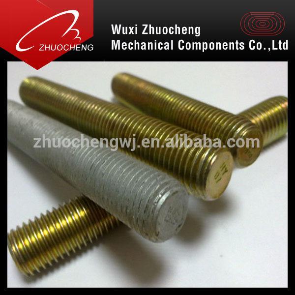 Low Carbon Steel DIN975 Grade 4.8 Grade 8.8 Zinc Plated Thread Rod
