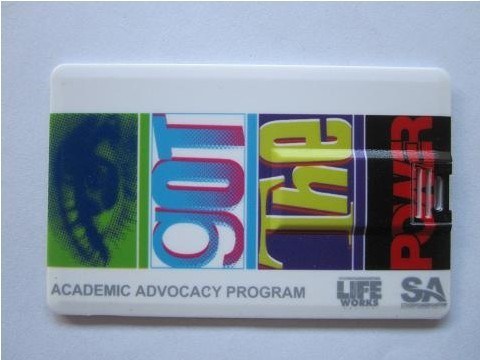 Full Color Printing Plastic Credit Card USB Flash Drive (OM-P508)