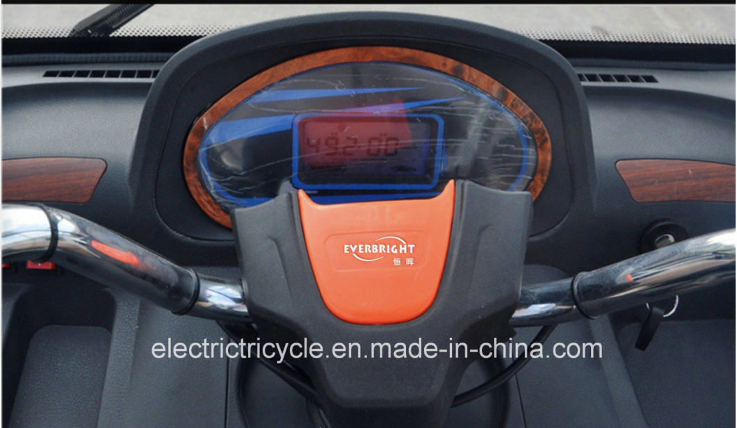 Hybrid 60V Motor Electric Three Wheeler Tricycle for Passenger