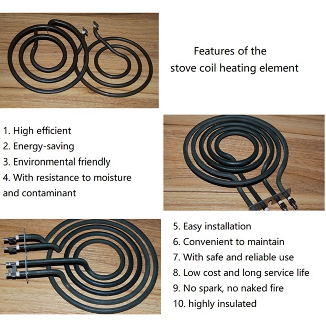 5 Coils Immersion Heating Element for Cooking Appliance Electric Stove/Toaster
