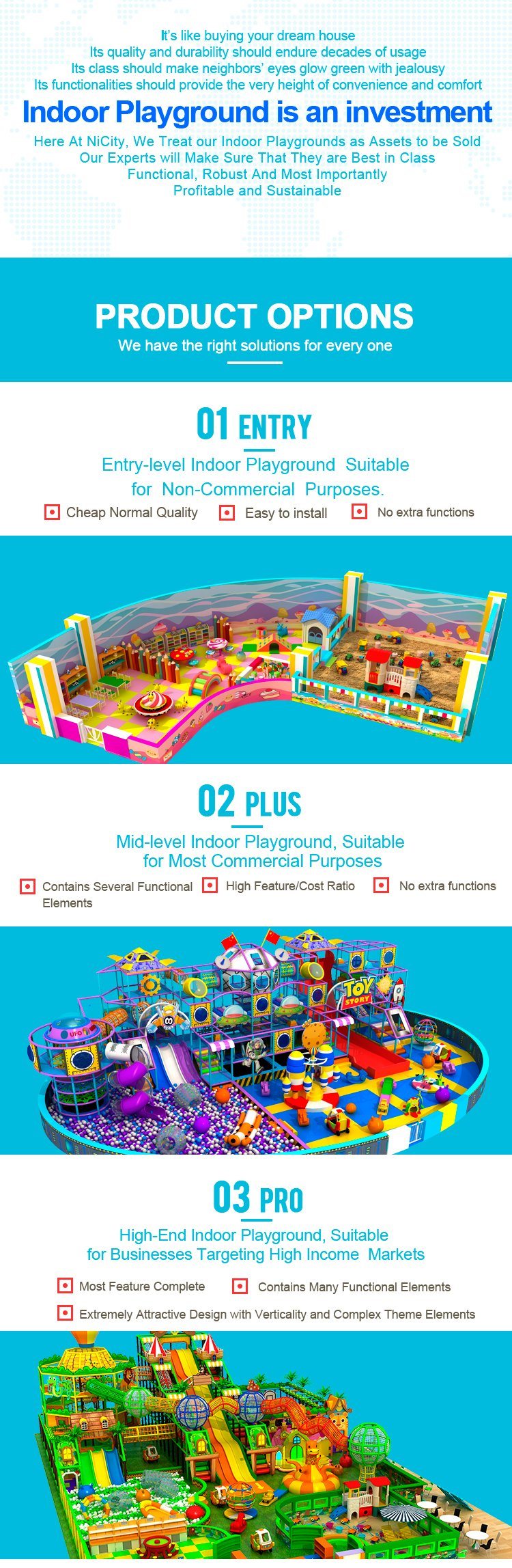 175 Square Meter Space Theme High Floor Attractive Play Area for Kids