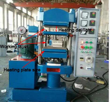 Lab Press Rubber Vulcanizing Machine for Rubber Testing