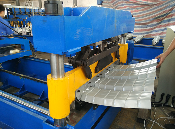 Metal Trapezoidal Type Roof Curving Machine for Roll Forming Machine