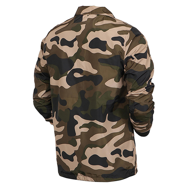 Mens Olive Camo Sportswear Jackets Waterproof Windbreaker Outdoor Coat