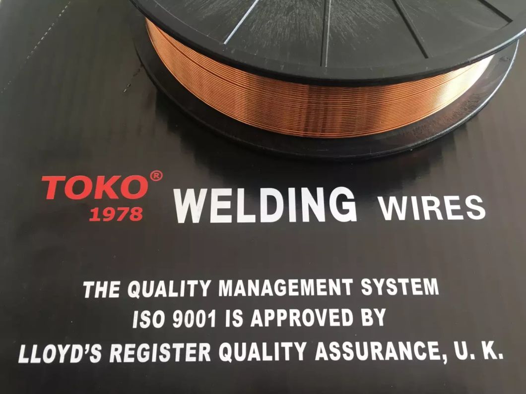 Toko Em12 (H08MnA) Copper Alloy Submerged Arc Welding Wires, 15kg/Spool