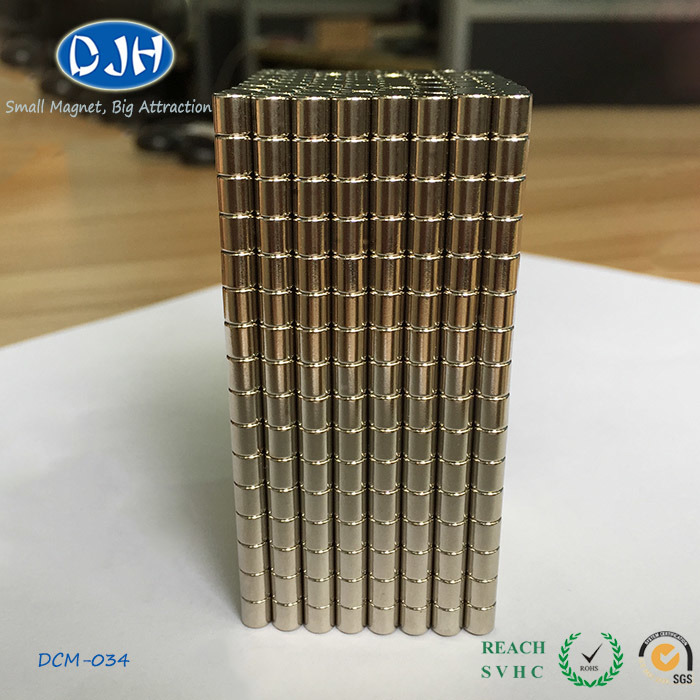 Strong Permanent Sintered NdFeB Round Magnet for Moto/Speaker