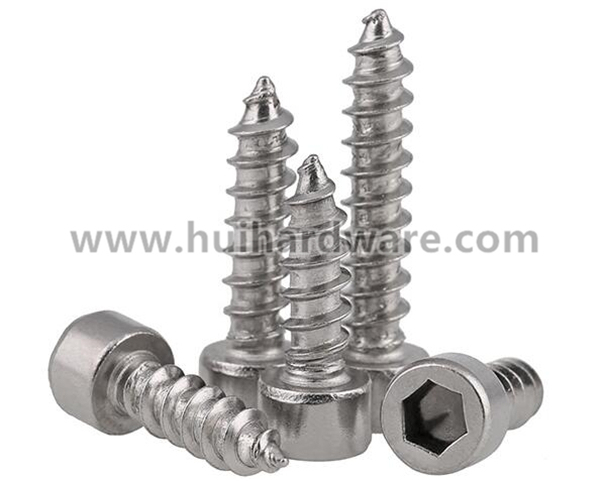 SUS 304 Stainless Steel Socket Cap Head Self Tapping Screw