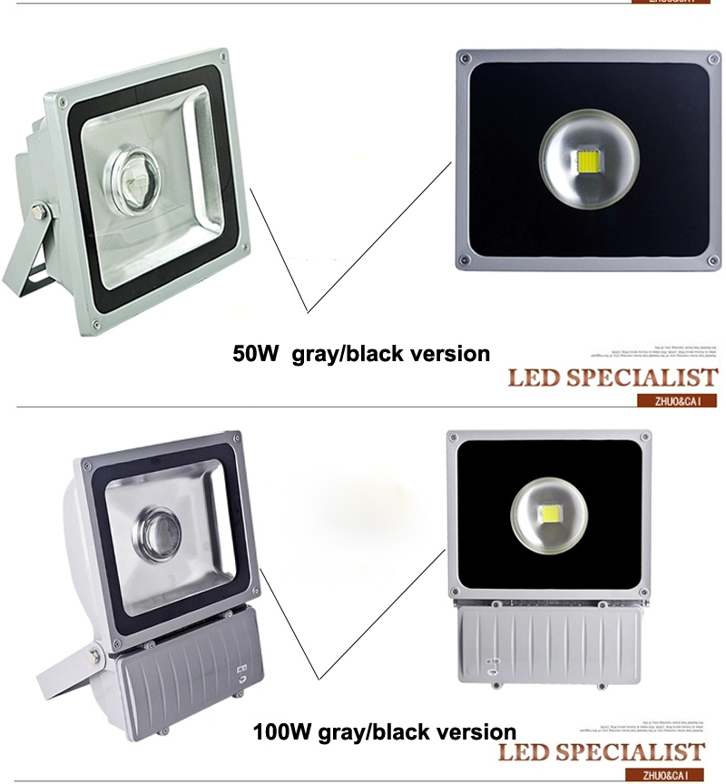 Waterproof IP65 Spot 50W LED Flood Light with Lens