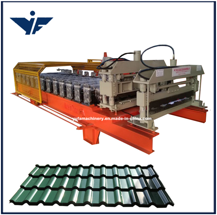 European Standard Step Tile Roll Forming Machine /Glazed Tile Machinery /Glazed Steel Roof Roll Forming Machine Price