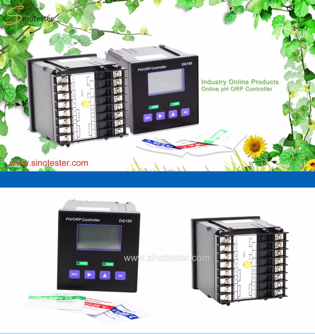 High Quality Online Industrial pH Meter Tester 4-20mA 0-14pH