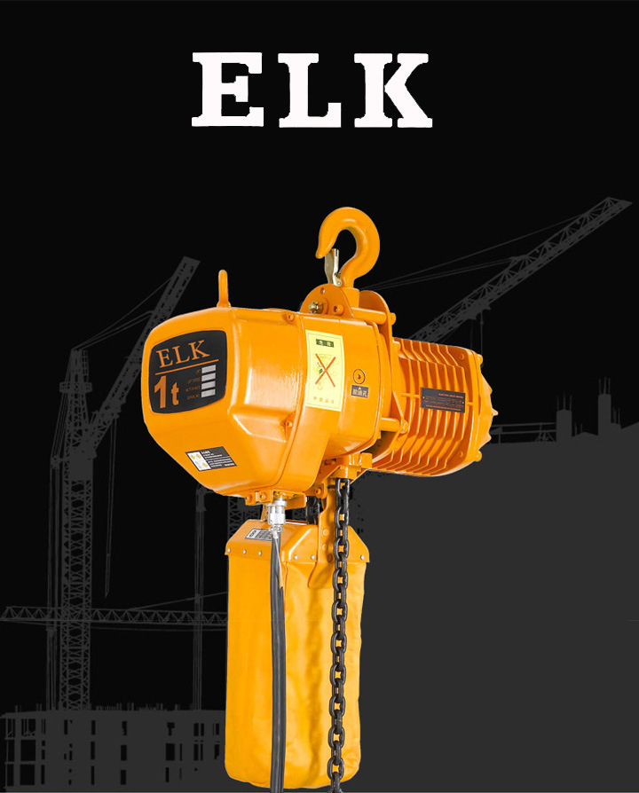 Heavy Duty 3 Ton Single Speed Electric Chain Hoist Block