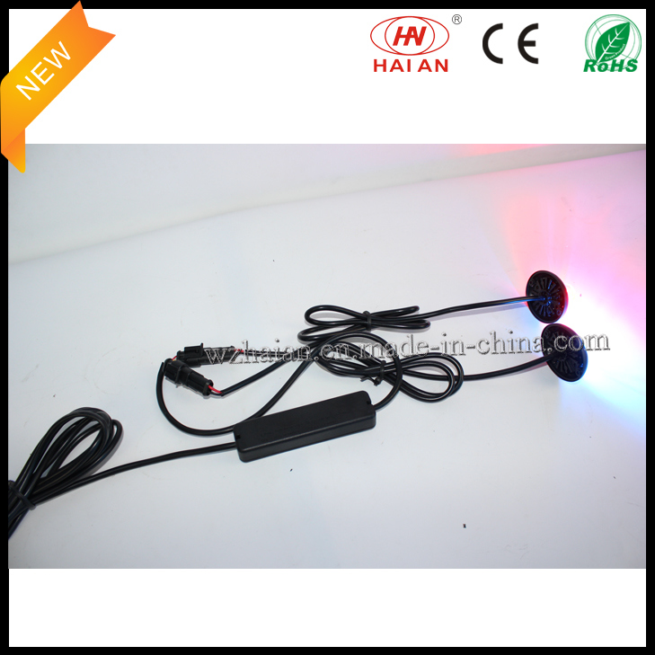 Cars Warning Light Hide a Way in 2X6 White LED